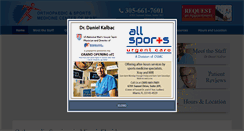 Desktop Screenshot of miamisportsdoc.net